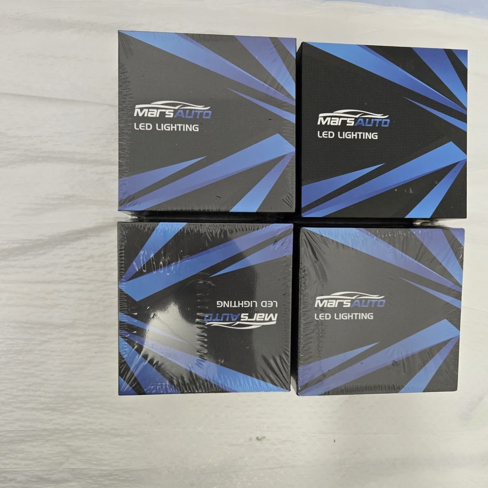 Lot of 4 Marsauto M3 9012/HIR2 LED Headlight Bulb Kits New 3 Sealed